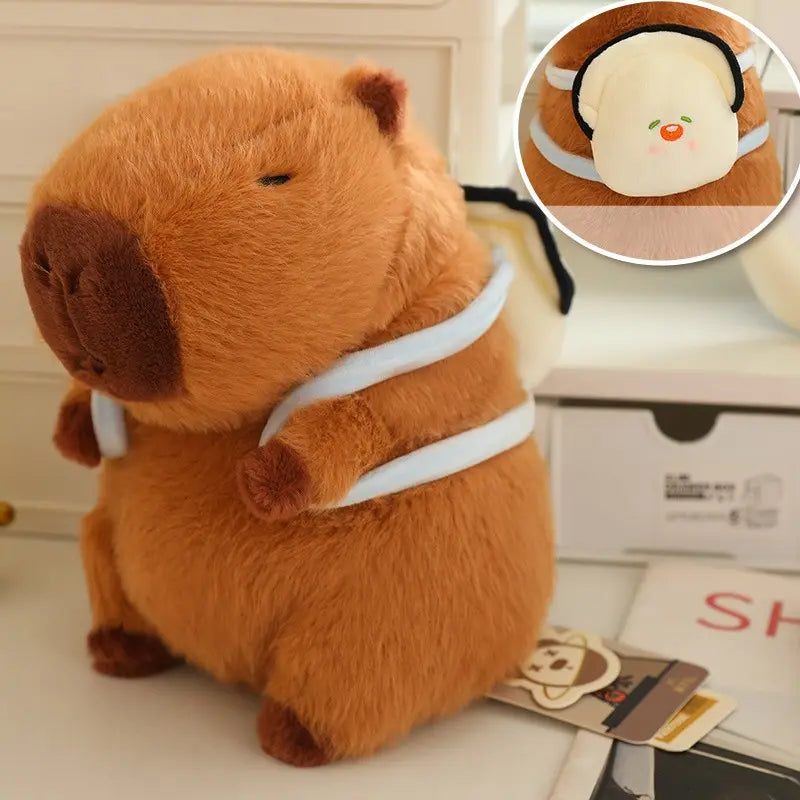 Pelúcia Capivarinha-Mochiluxa (12-33cm)