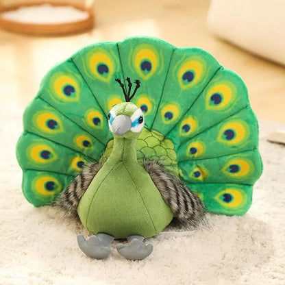 Green and Blue Peacock Plush