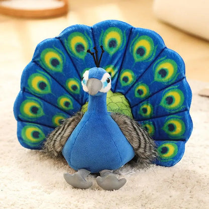 Green and Blue Peacock Plush