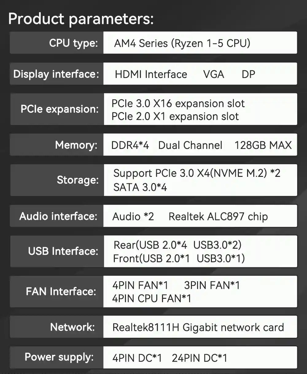 Motherboard B450M-AM4-K (AM4)