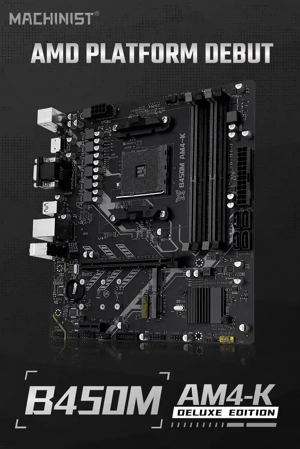 Motherboard B450M-AM4-K (AM4)