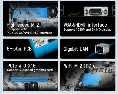 Scheda madre H610 S4 (LGA 1700)