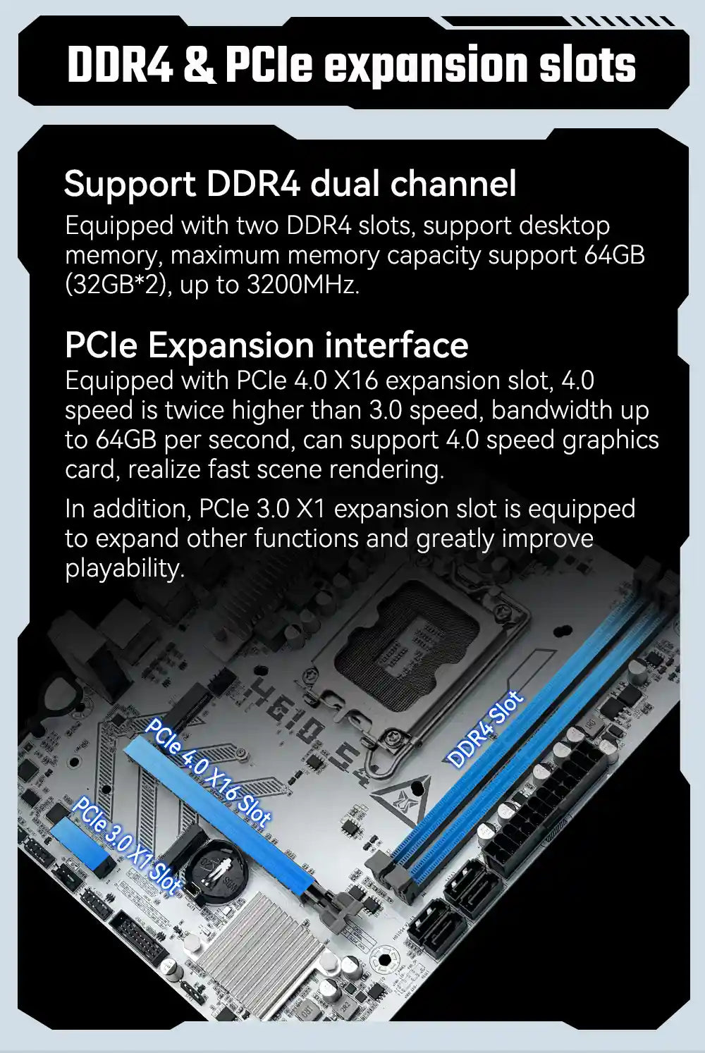 Scheda madre H610 S4 (LGA 1700)