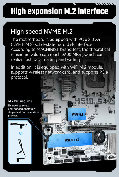 Scheda madre H610 S4 (LGA 1700)