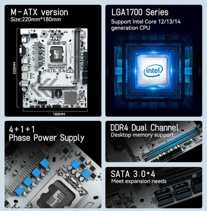 Scheda madre H610 S4 (LGA 1700)