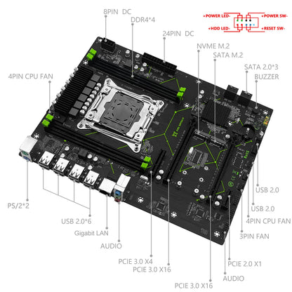 Scheda madre MR9A-H X99 (LGA2011-3)