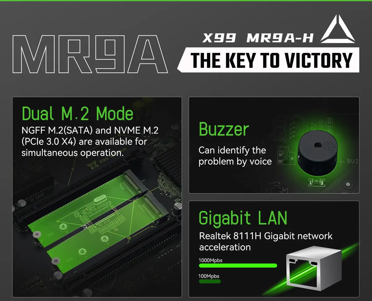 Scheda madre MR9A-H X99 (LGA2011-3)