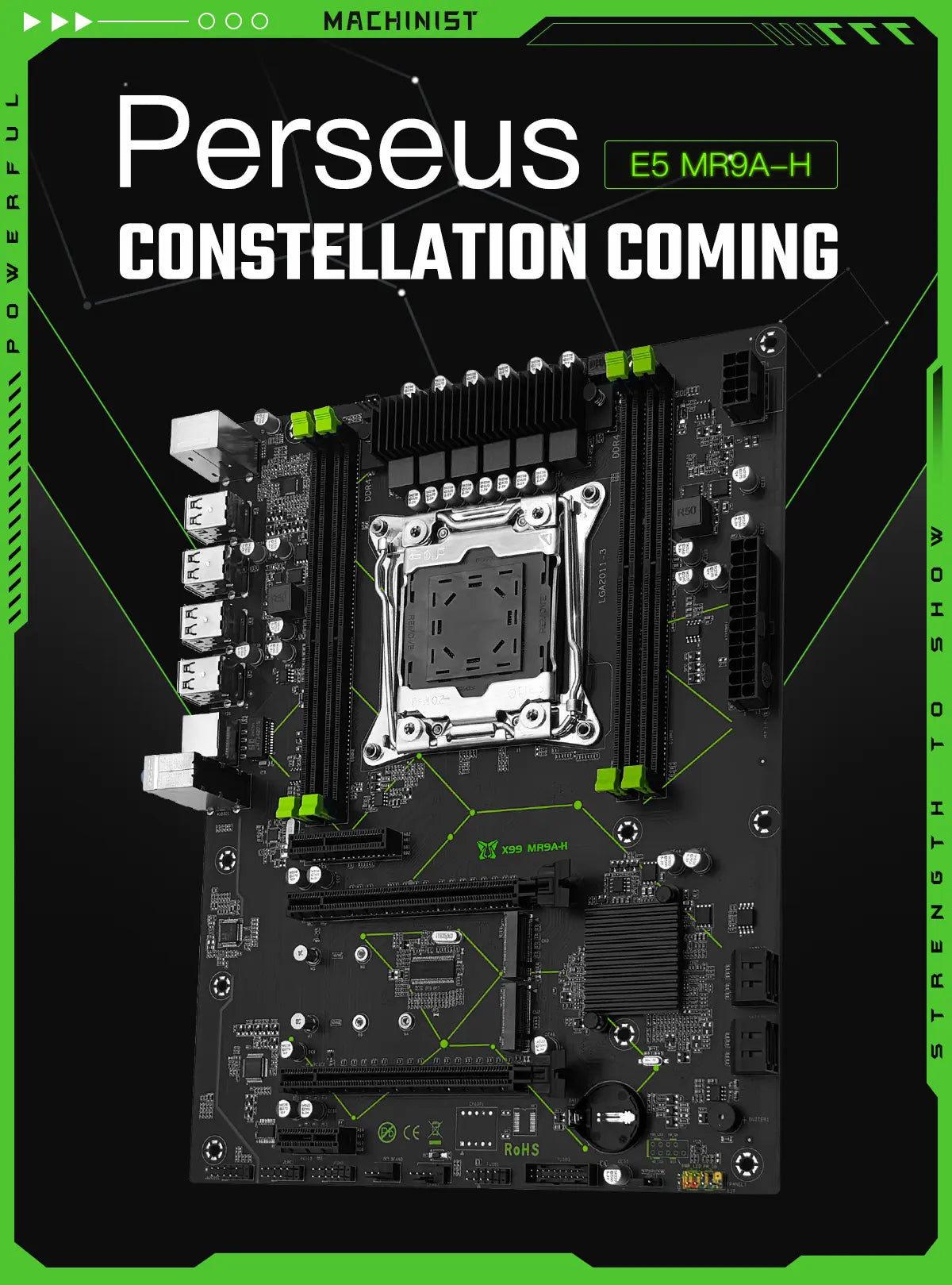 Scheda madre MR9A-H X99 (LGA2011-3)