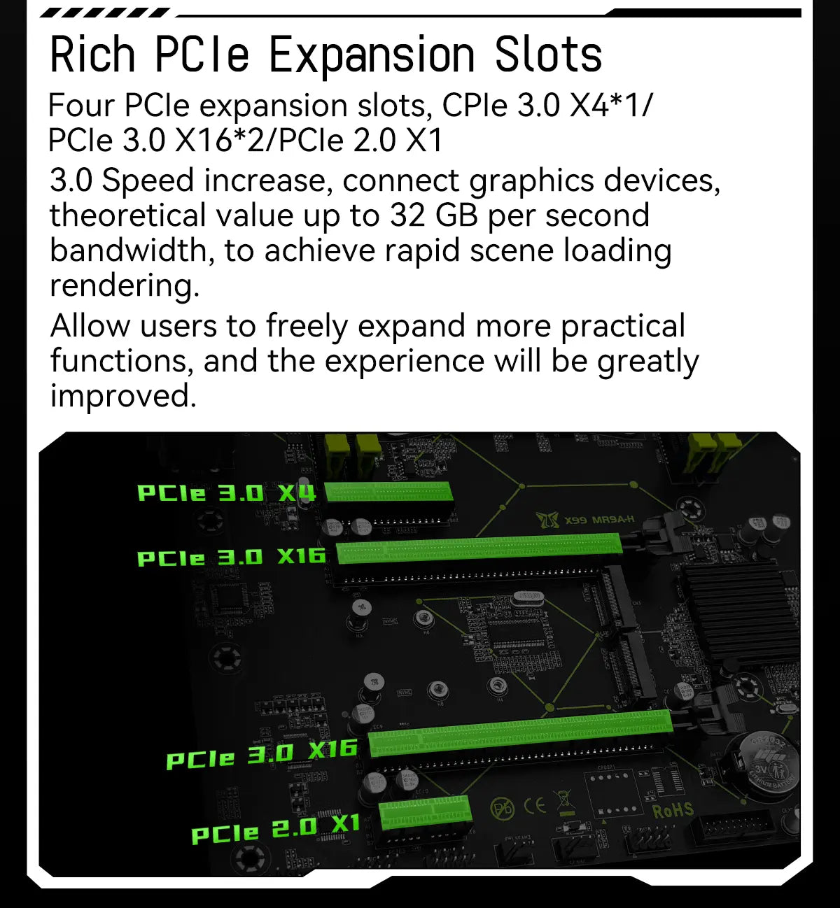 Scheda madre MR9A-H X99 (LGA2011-3)