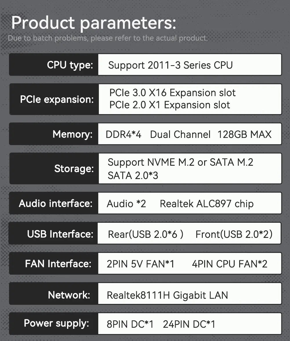 Scheda madre PR9-H X99 (LGA2011-3) Bianca