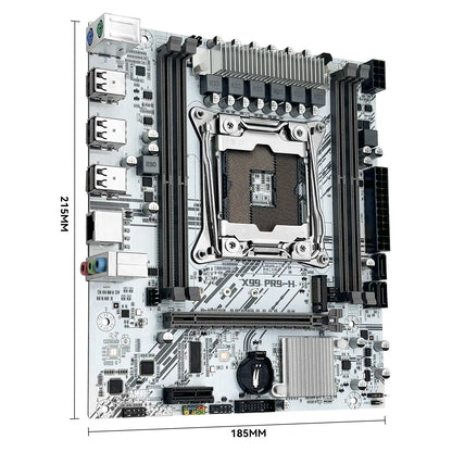 Scheda madre PR9-H X99 (LGA2011-3) Bianca
