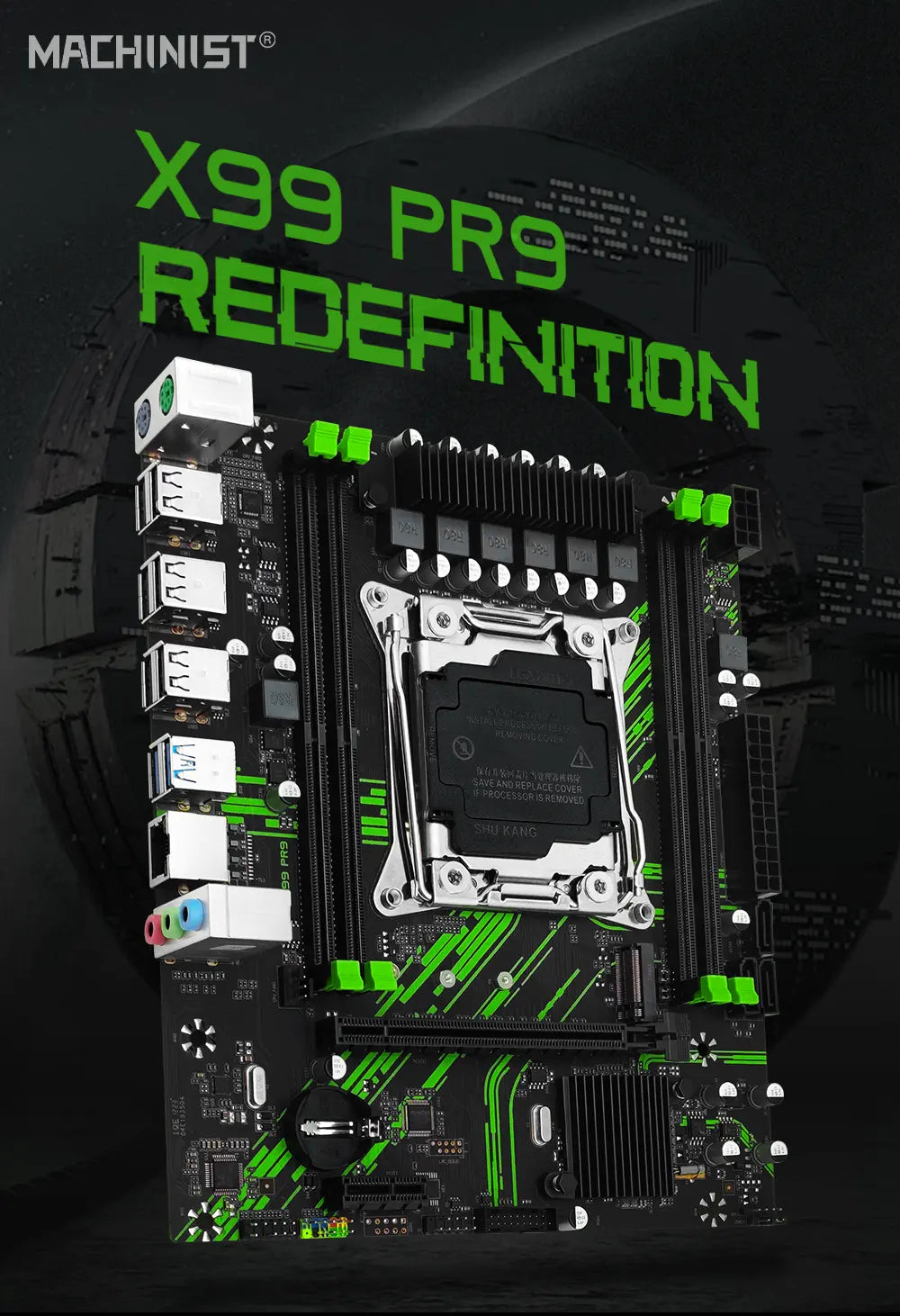 Scheda madre PR9 X99 (LGA 2011-3)