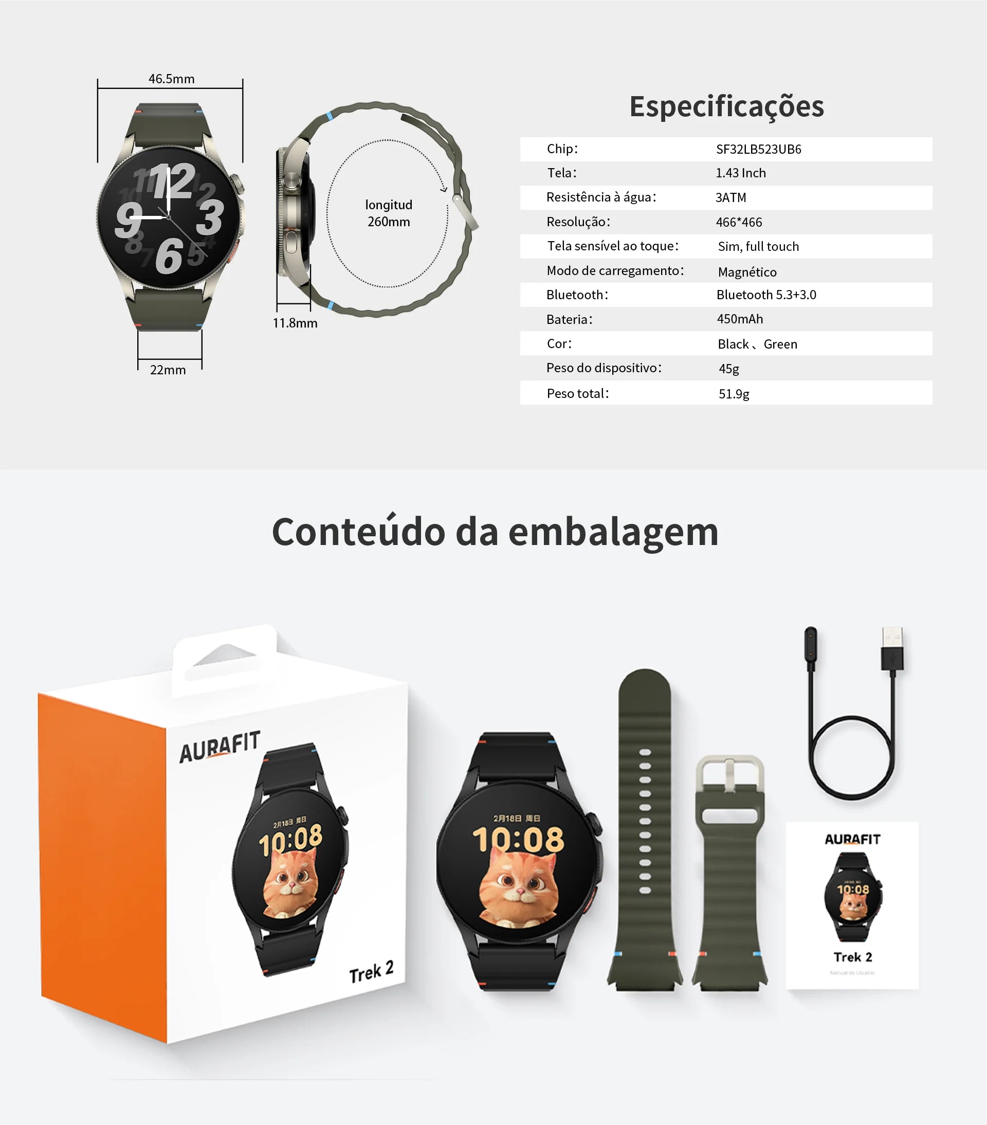 Smartwatch G12 (Amoled)