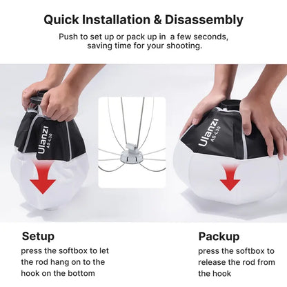 Softbox Portátil AS-L30 (60W)