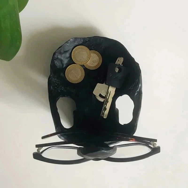 Soporte de calavera para gafas