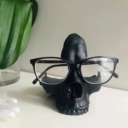 Soporte de calavera para gafas