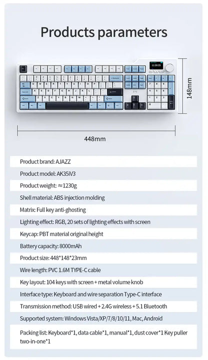 Teclado Mecânico AK35i V3 MAX