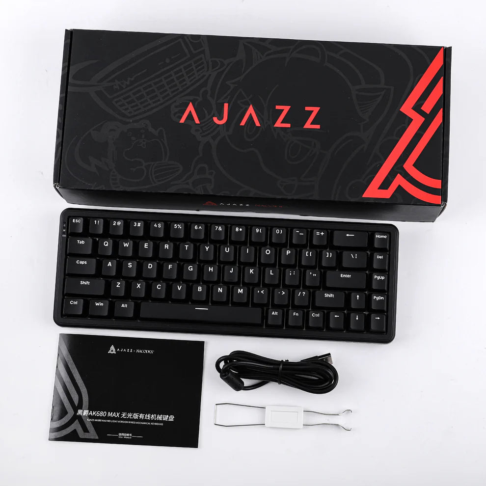 Teclado Mecânico AK680 MAX (Sem fio 2.4Ghz)