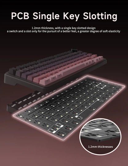 Teclado Mecânico AK820 MAX Plus (Sem fio 2.4Ghz)