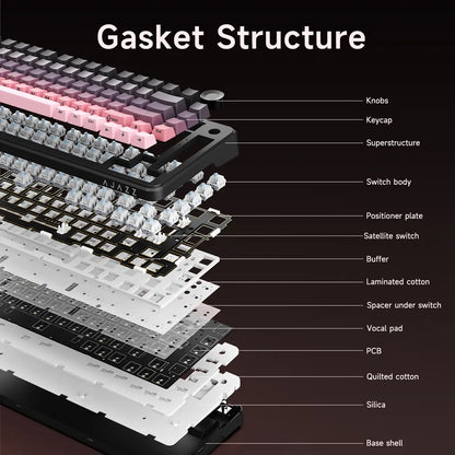 Teclado Mecânico AK820 MAX Plus (Sem fio 2.4Ghz)