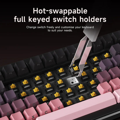 Teclado Mecânico AK820 MAX Plus (Sem fio 2.4Ghz)