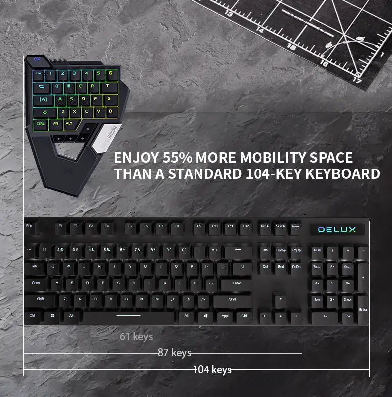Teclado Mecânico Delux RTS1