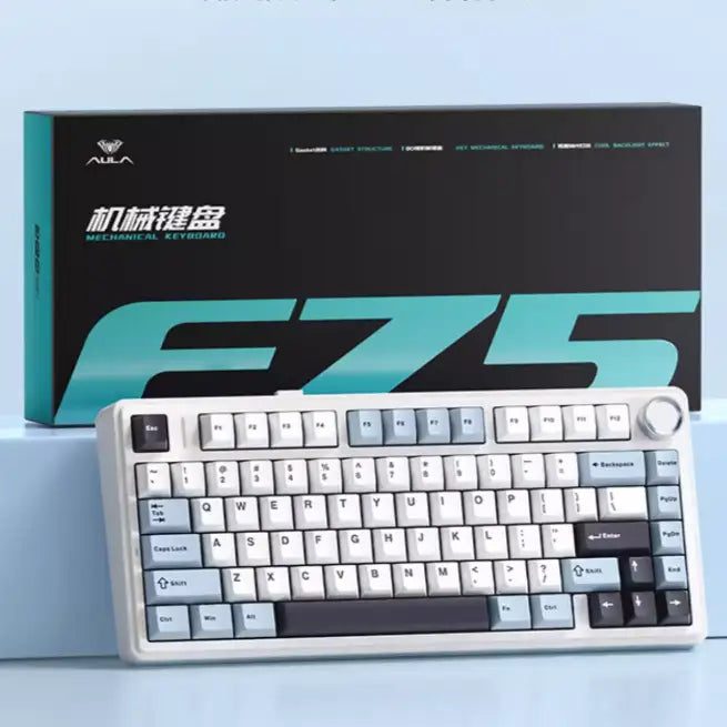 Teclado Mecânico F75 (Sem Fio 2.4Ghz)