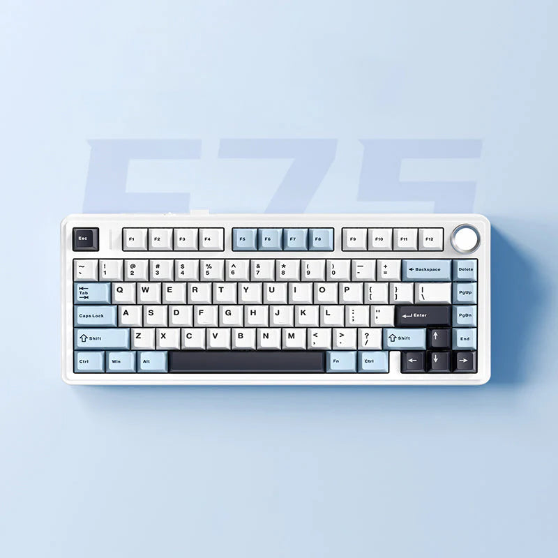 Teclado Mecânico F75 (Sem Fio 2.4Ghz)