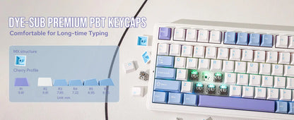 Teclado Mecânico F99 (Sem fio 2.4Ghz)