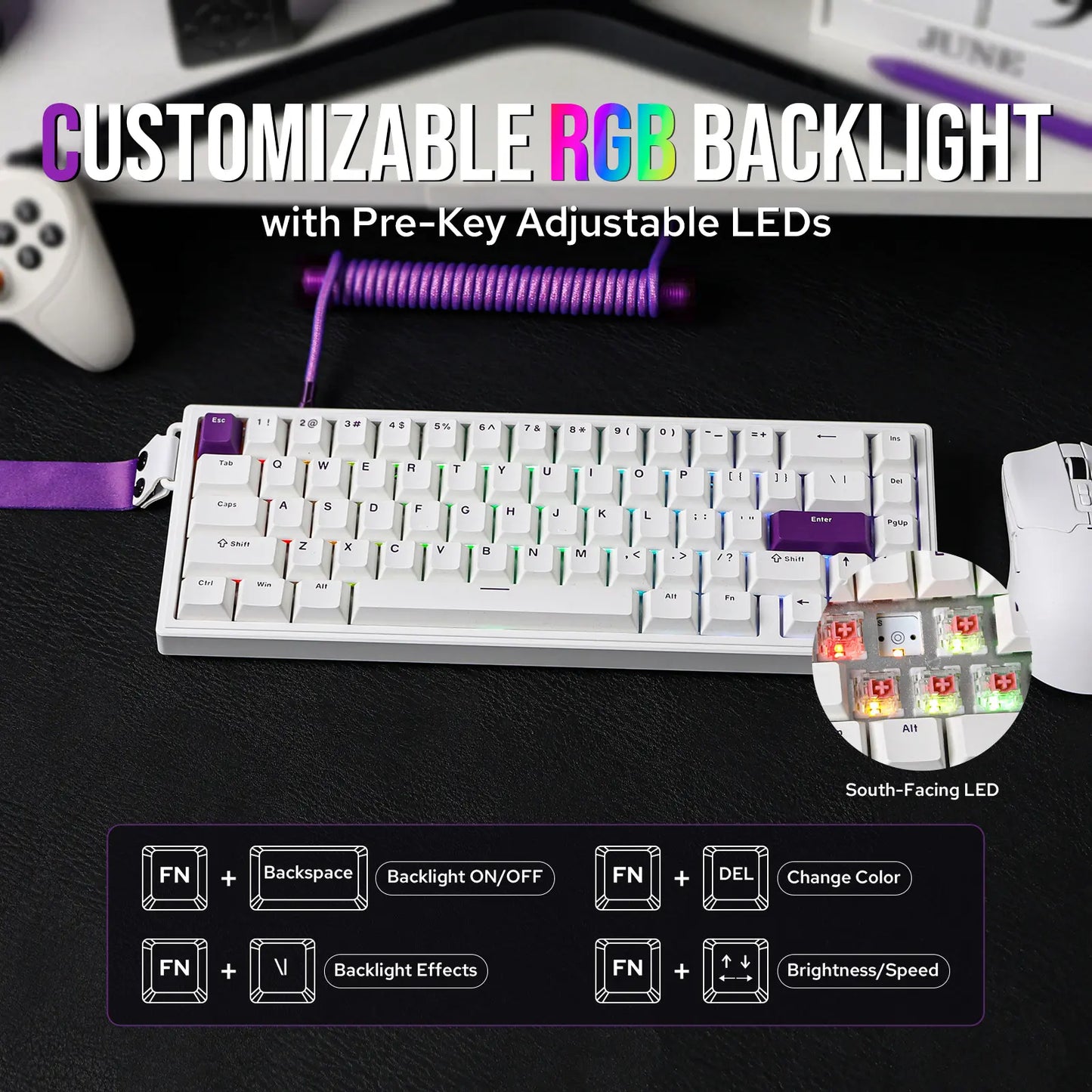 Teclado Mecânico HE68