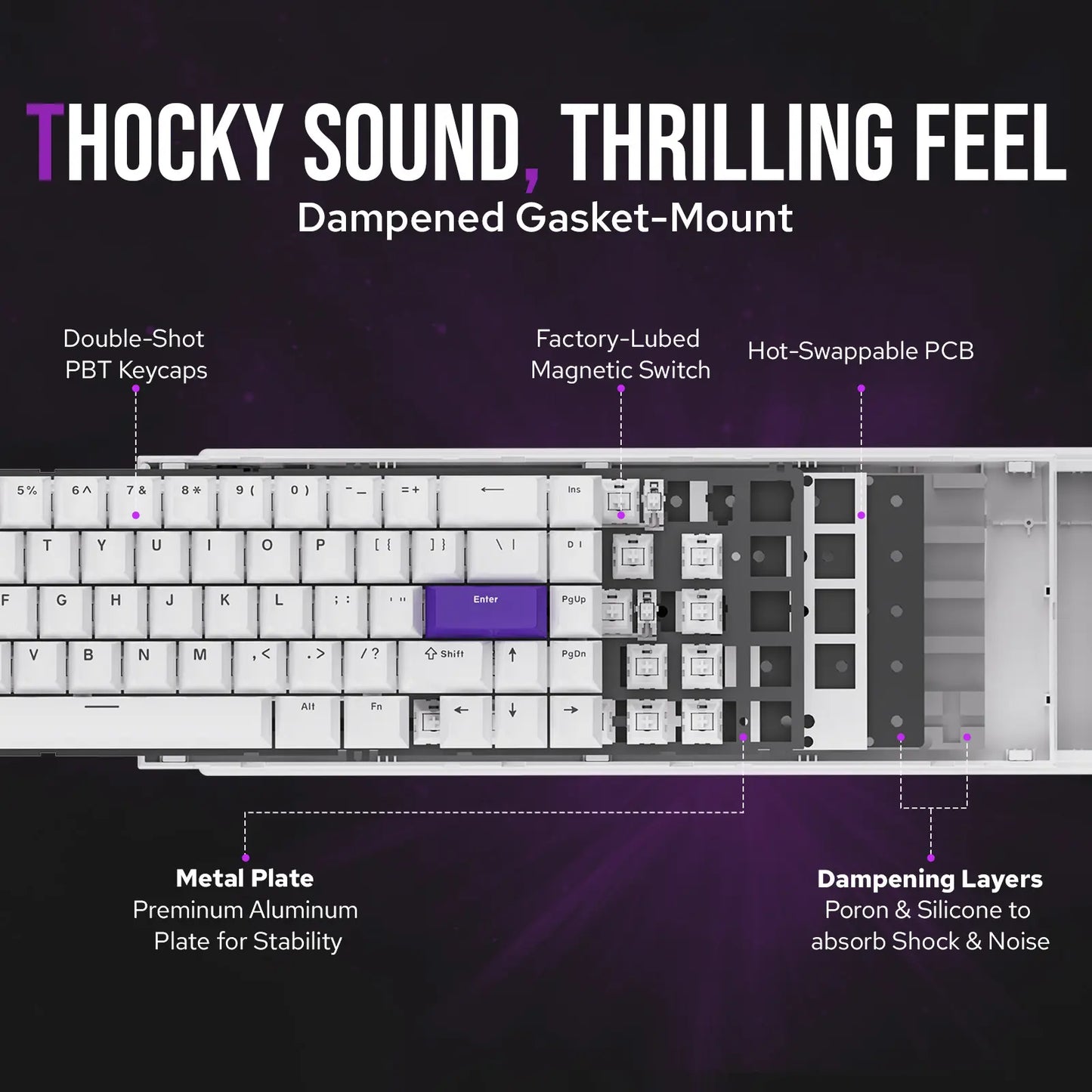 Teclado Mecânico HE68