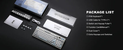Teclado mecánico IF99 (inalámbrico de 2,4 GHz)