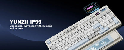 Teclado mecánico IF99 (inalámbrico de 2,4 GHz)