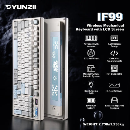 Teclado mecánico IF99 (inalámbrico de 2,4 GHz)