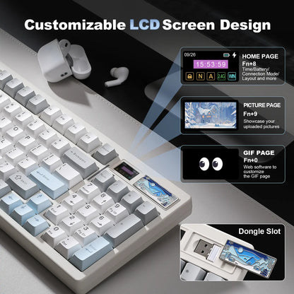 Teclado mecánico IF99 (inalámbrico de 2,4 GHz)