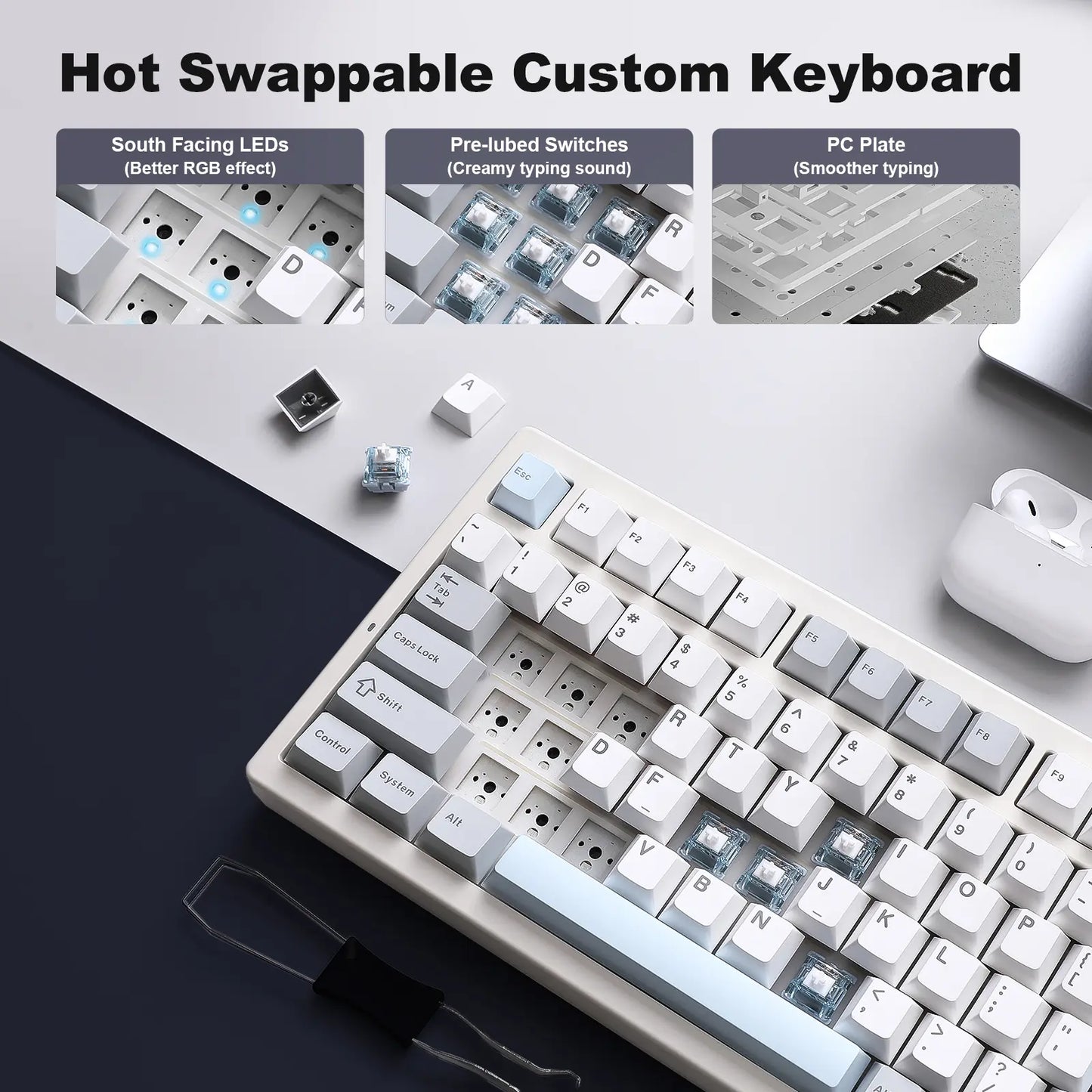 Teclado mecánico IF99 (inalámbrico de 2,4 GHz)