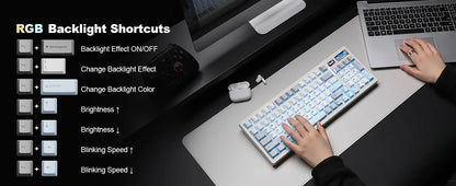 Teclado mecánico IF99 (inalámbrico de 2,4 GHz)