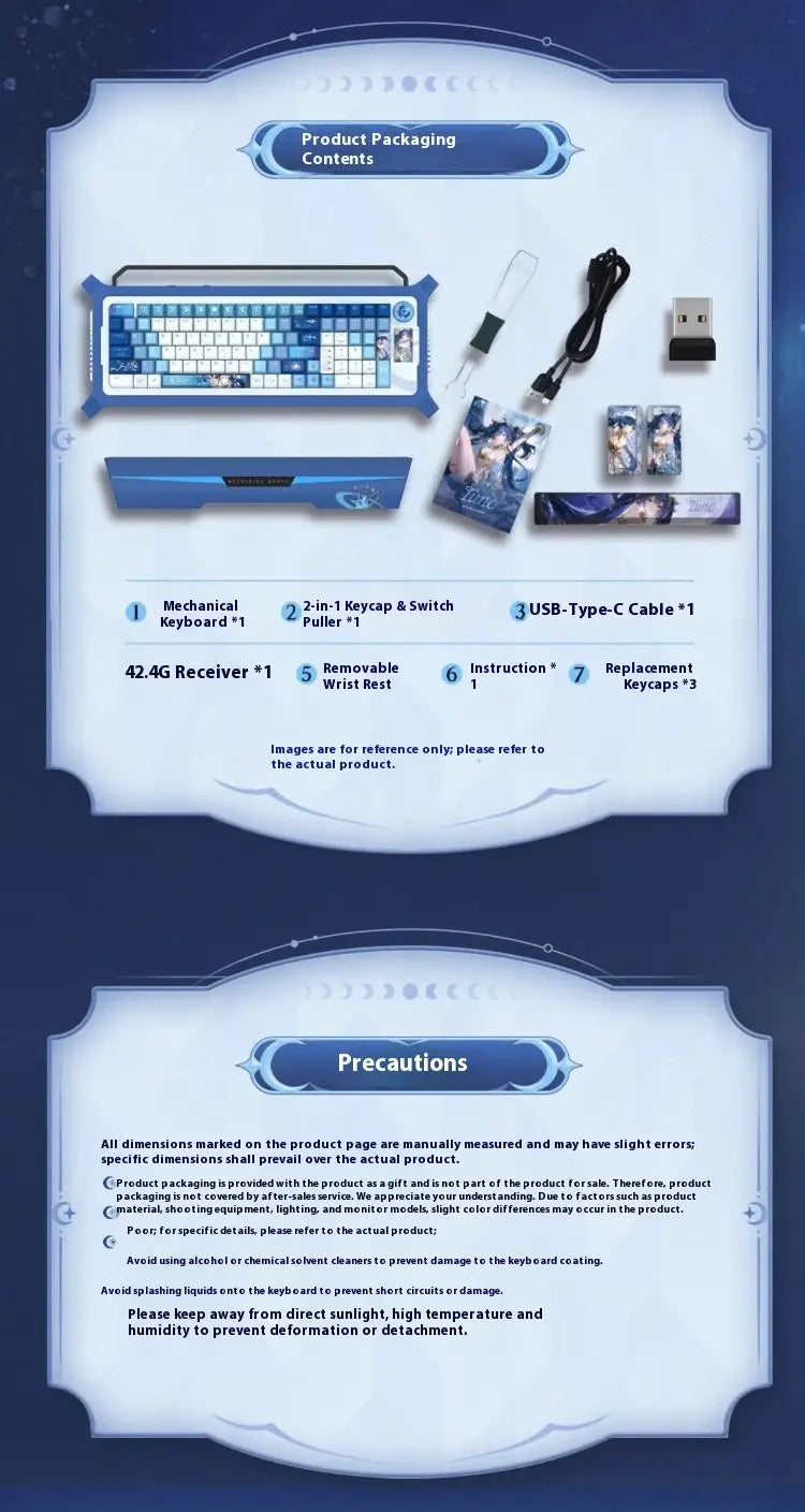 Teclado Mecânico Juno & Augusta (Sem Fio)