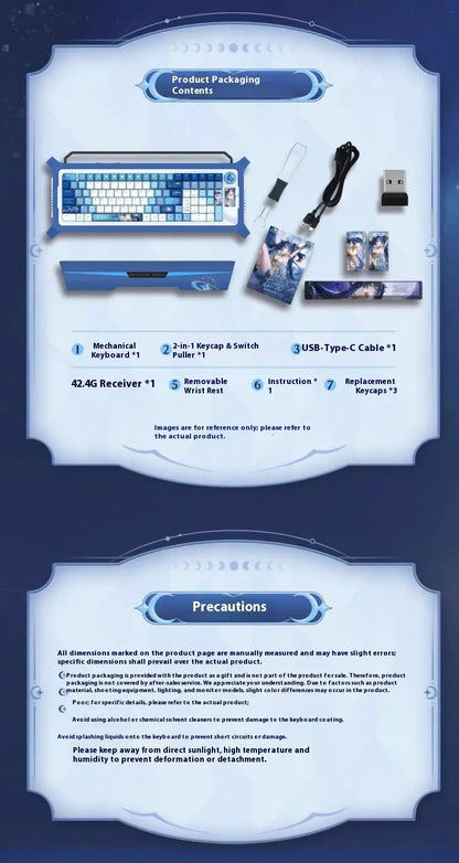 Teclado Mecânico Juno & Augusta (Sem Fio)