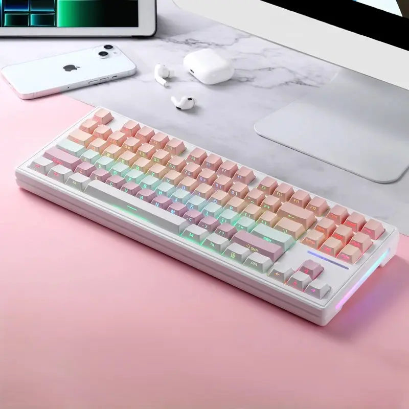 Teclado Mecânico M87RGB (Sem fio 2.4Ghz)