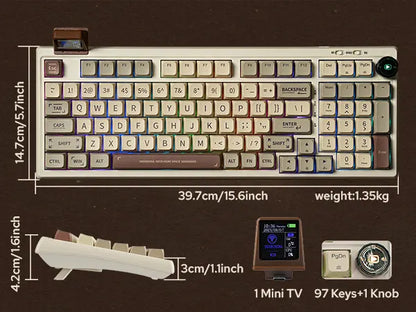 Teclado mecánico RT100 (inalámbrico de 2,4 GHz)
