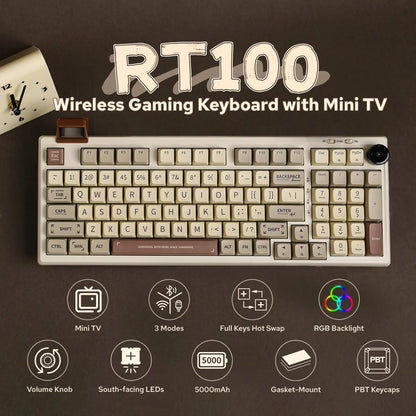 Teclado mecánico RT100 (inalámbrico de 2,4 GHz)