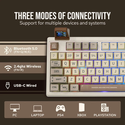 Teclado mecánico RT100 (inalámbrico de 2,4 GHz)