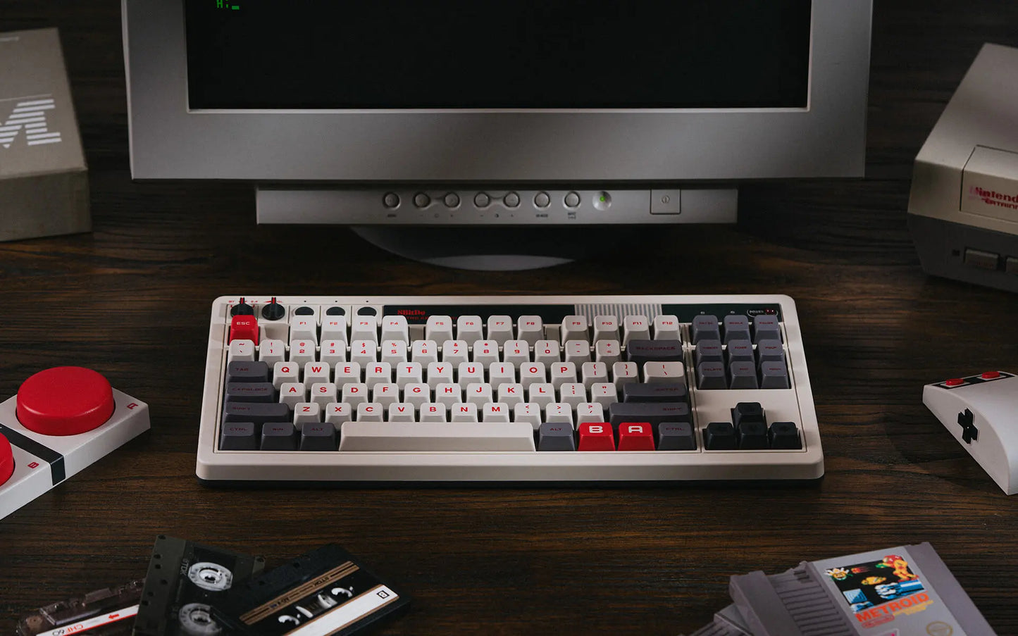 Retro Mechanical Keyboard (2.4Ghz Wireless)