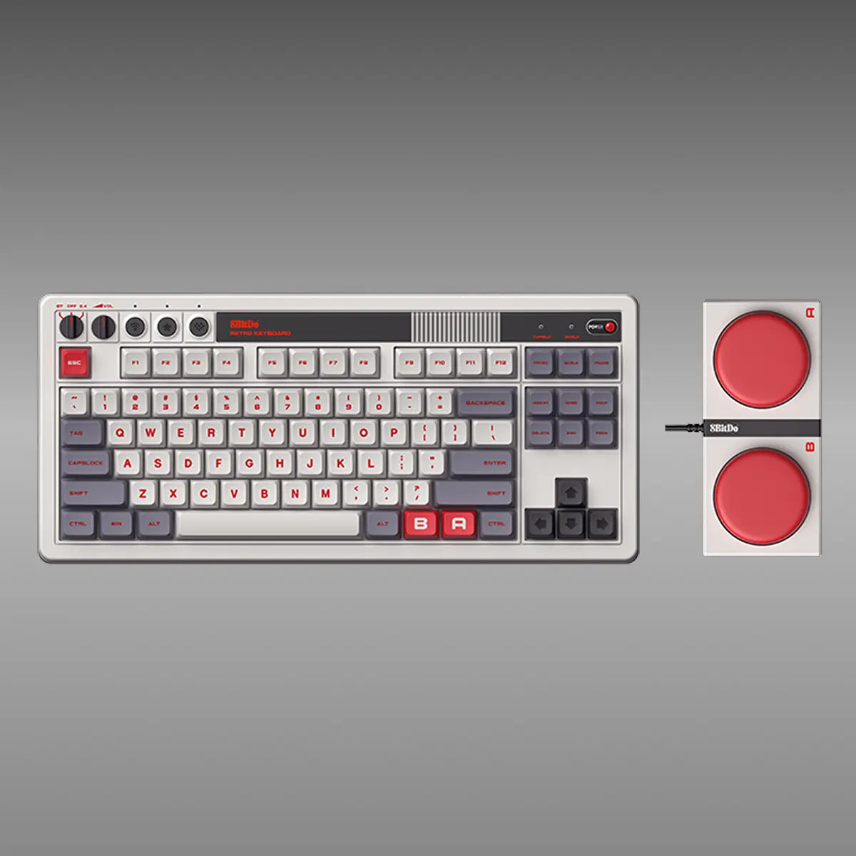 Retro Mechanical Keyboard (2.4Ghz Wireless)