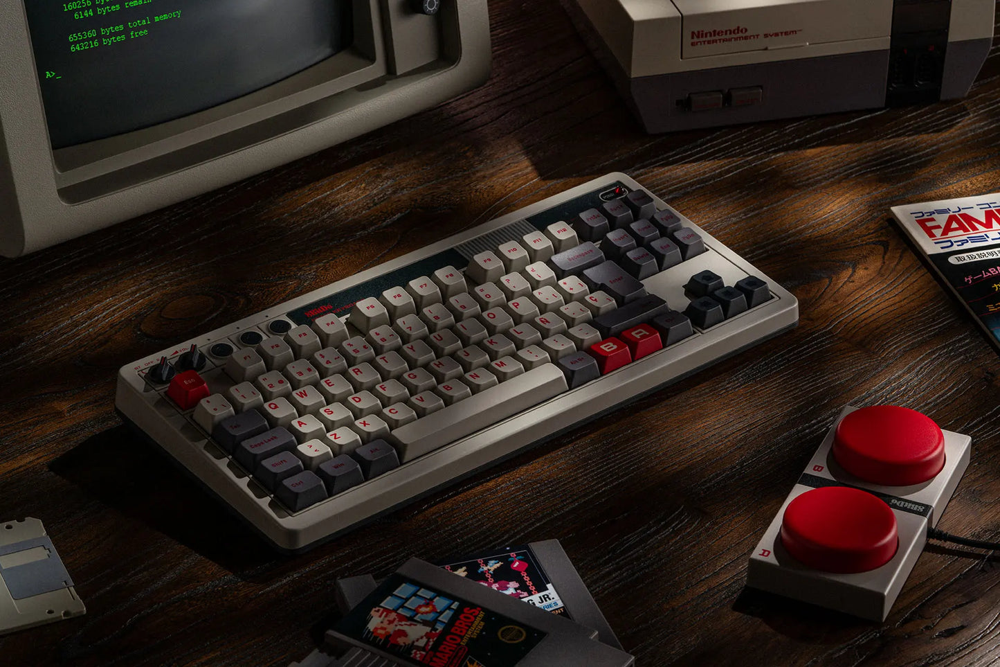 Retro Mechanical Keyboard (2.4Ghz Wireless)