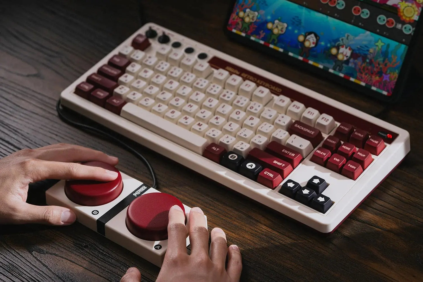 Retro Mechanical Keyboard (2.4Ghz Wireless)