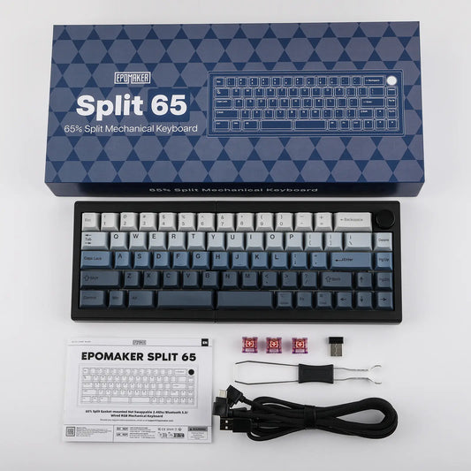 Teclado Mecânico Split65 (Sem fio 2.4Ghz)