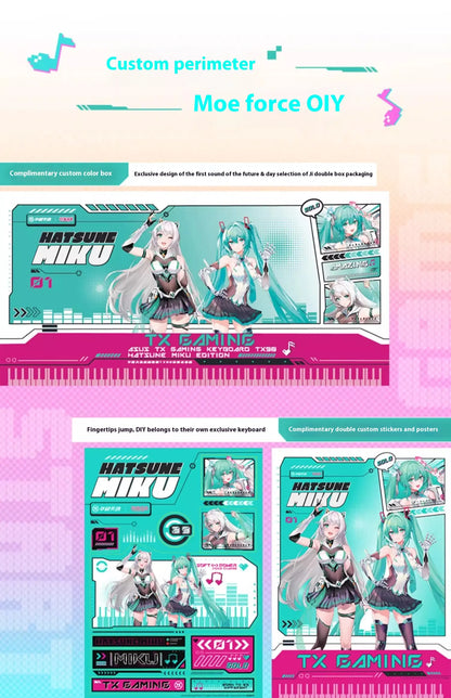 TX98 Mechanical Keyboard - Hatsune Miku Limited Edition