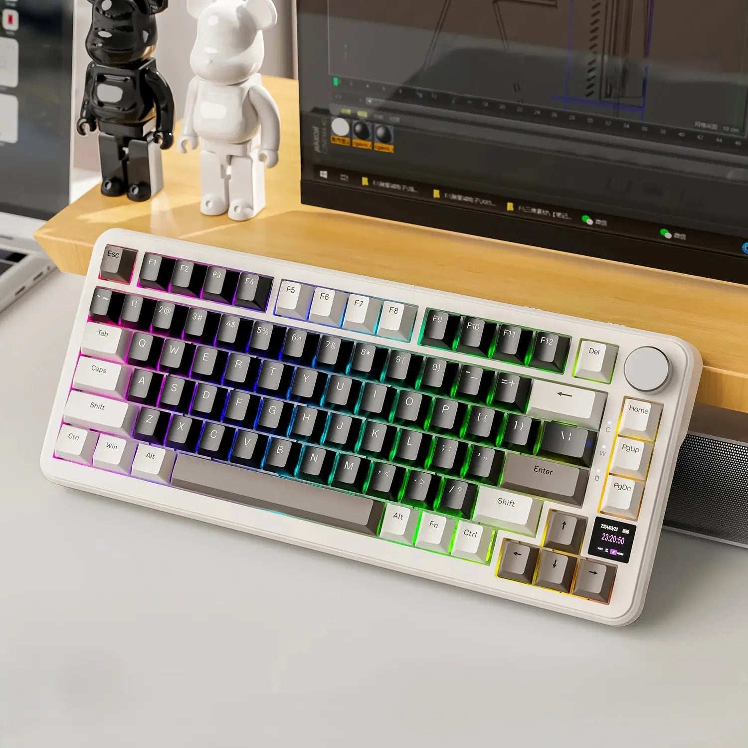 Teclado Mecânico X85PRO (Sem Fio 2.4Ghz)